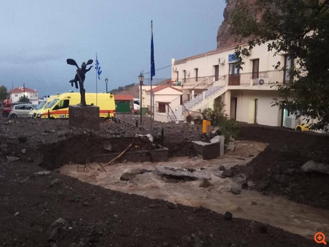 "Βιβλική" καταστροφή στην Σαμοθράκη