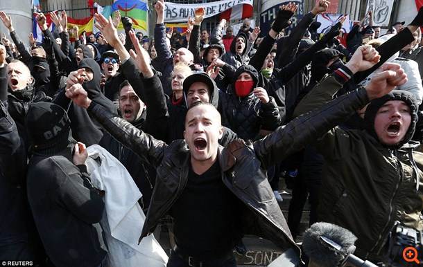 Επεισόδια με ακροδεξιούς στις Βρυξέλλες