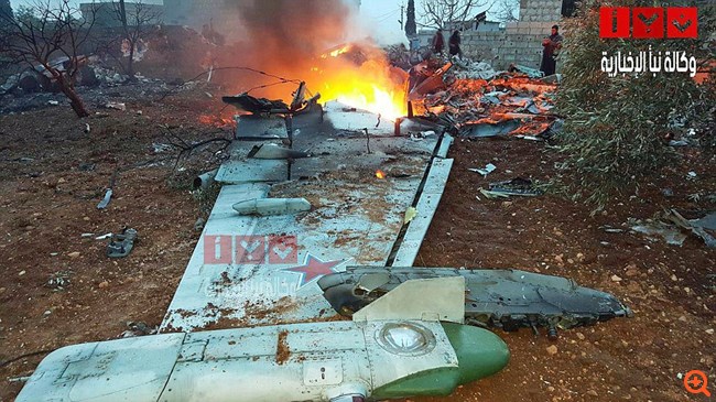 Ρωσικό μαχητικό καταρρίφθηκε στη Συρία - νεκρός ο πιλότος