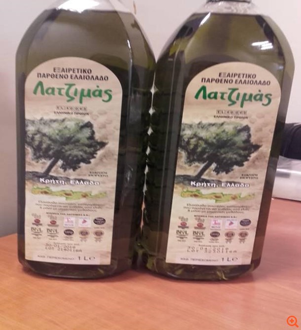 ΕΦΕΤ: Ανάκληση παρτίδων "εξαιρετικά παρθένου ελαιόλαδου" Λατζιμάς