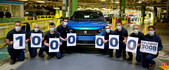 Το Peugeot 3008 έφτασε την παραγωγή 1.000.000 μονάδων