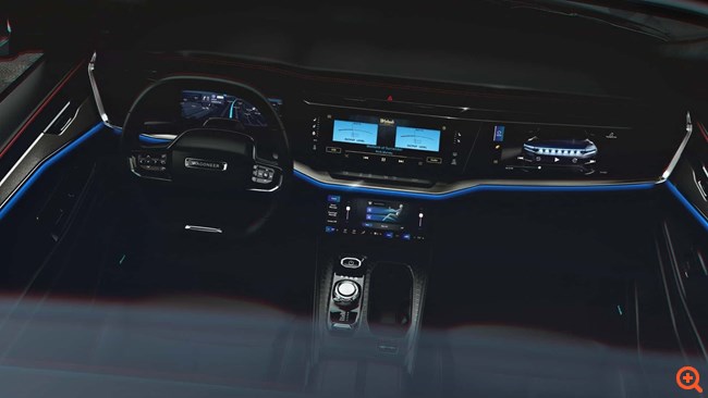 Jeep Wagoneer S: Βλέπουμε για πρώτη φορα το εσωτερικό του