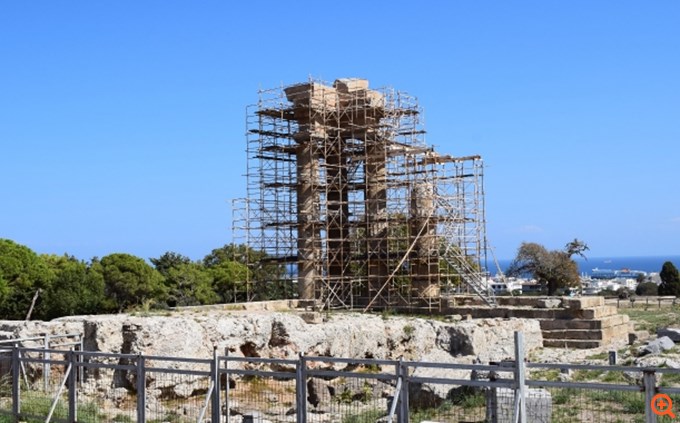 ΥΠΠΟ: Αποκατάσταση του Ιερού του Πύθιου Απόλλωνος στην ακρόπολη της Ρόδου