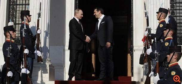 Α.Τσίπρας: Στρατηγική επιλογή η ανάπτυξη των σχέσεων με τη Ρωσία