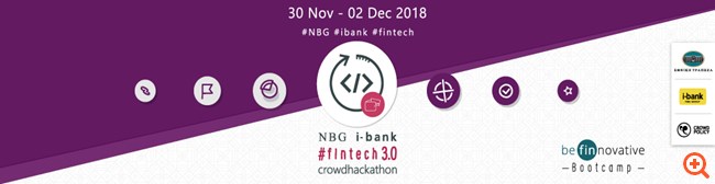Έρχεται το NBG i-bank #fintech 3.0 crowdhackathon της Εθνικής Τράπεζας