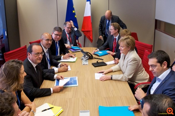 Τσίπρας Merkel Hollande