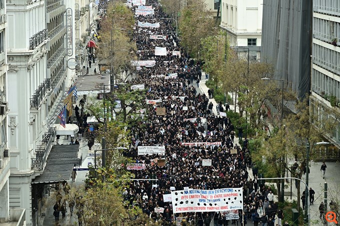 Μαθητικό συλλαλητήριο για Τέμπη