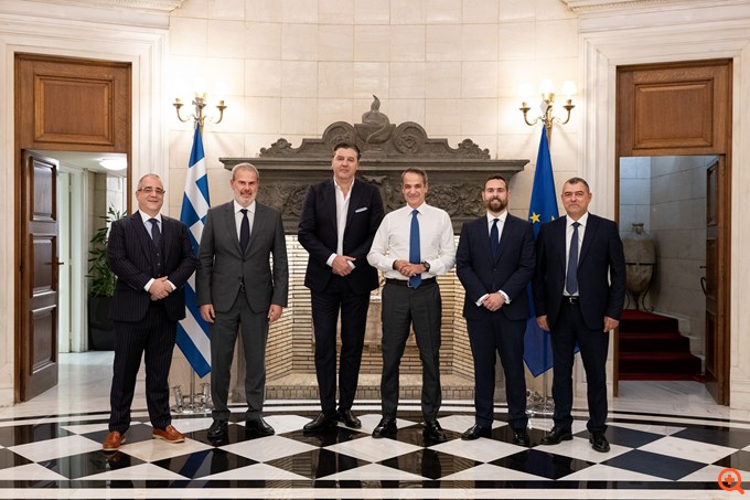 Συνάντηση Κ. Μητσοτάκη με τον πρόεδρο της Euroleague ενόψει Final Four