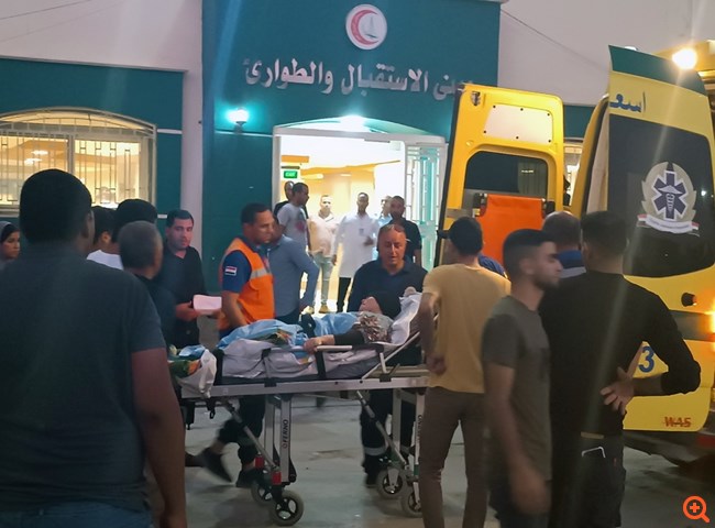 Τραυματίες έχουν περάσει από τη Ράφα