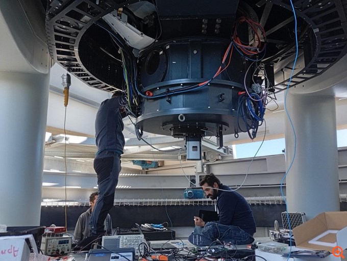 QRBIT_at_Helmos_telescope