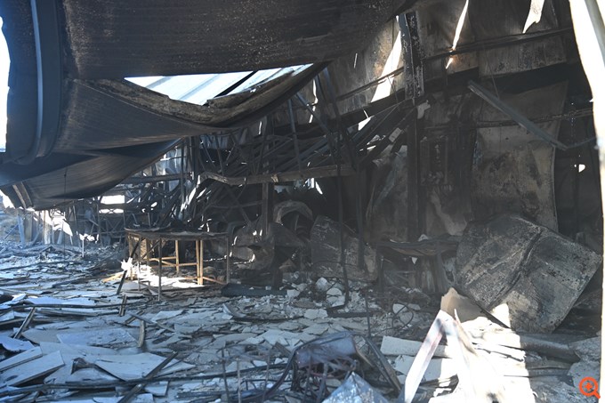 Η επιχείρηση στο Πάτημα Χαλανδρίου όπου βρέθηκε η απανθρακωμένη σορός γυναίκας