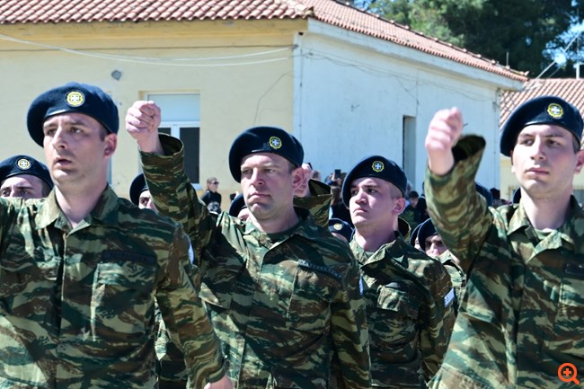 Θήβα: Ορκίστηκε στρατιώτης ο Στέφανος Κασσελάκης
