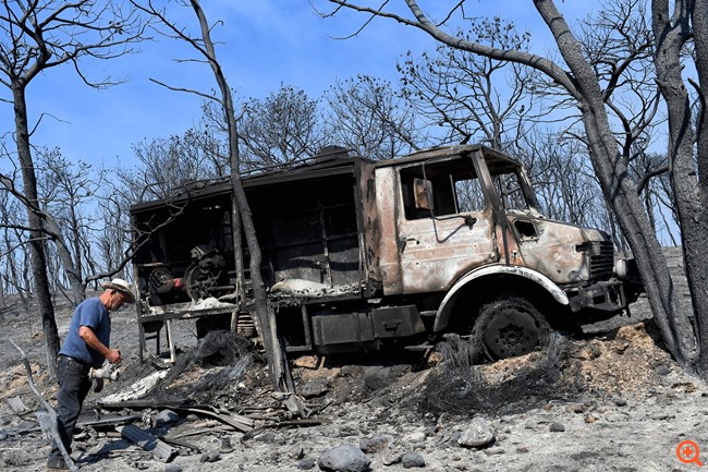 πυρκαγιά Κεχριές