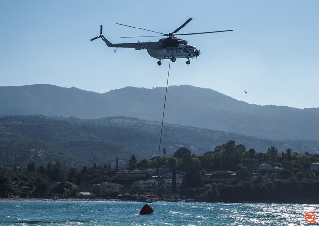 Βελτιωμένη η εικόνα των πυρκαγιών σε Μαγνησία, Λαμία, Ρόδο - Ασφαλής η 111 Πτέρυγα Μάχης