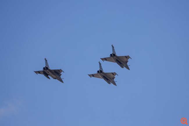 Εφτασαν στην Ελλάδα τα πρώτα έξι μαχητικά Rafale