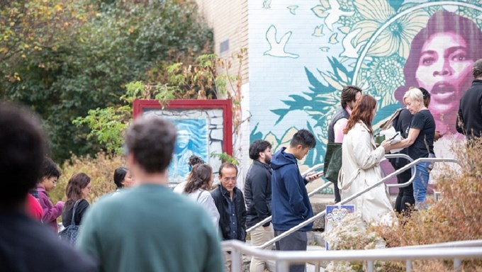 Εκλογές ΗΠΑ 2024 - ουρά ψηφοφόρων 05.11.2024