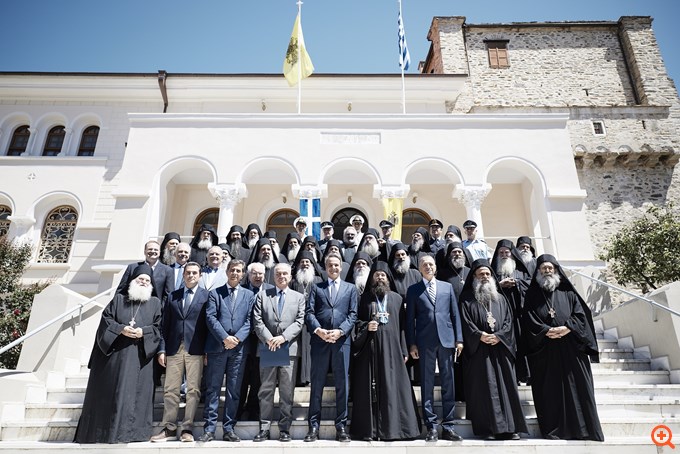 Σχέδιο 100 εκατ. ευρώ για τη στήριξη του Αγίου Όρους ανακοίνωσε ο Κ. Μητσοτάκης