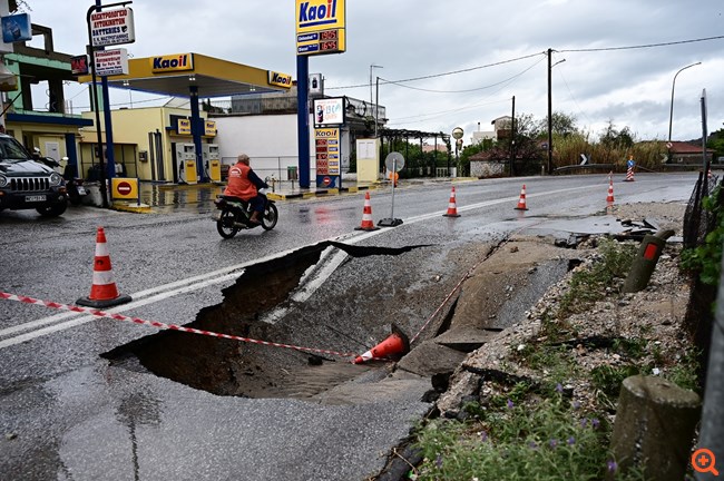 Ανυπολόγιστες οι ζημιές στη Μαγνησία - Χωρίς νερό ο Βόλος, εγκλωβισμένοι στο Πήλιο