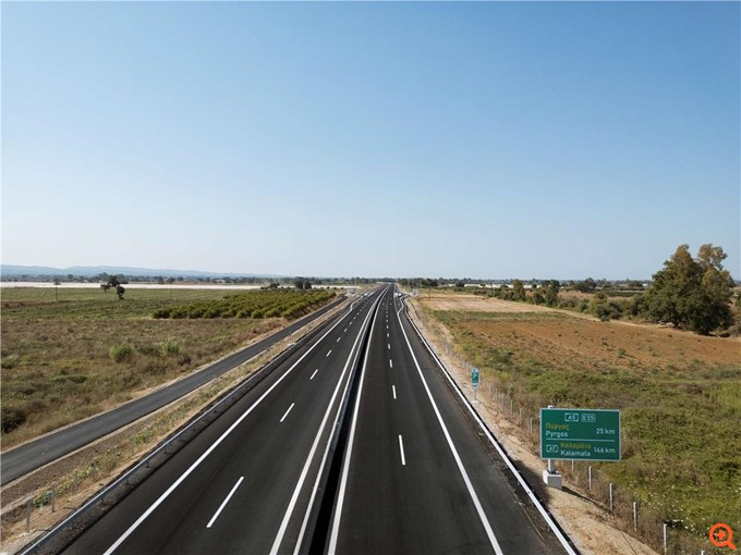 Στην κυκλοφορία σήμερα τα 65 χλμ. του νέου αυτοκινητόδρομου Πάτρα-Πύργος