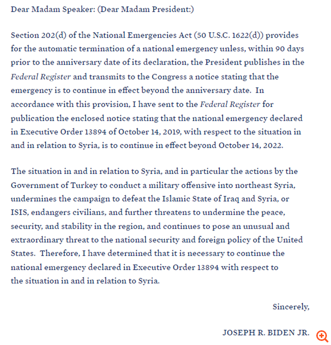 Λευκός Οίκος: "Εξαιρετική απειλή η Τουρκία για την ασφάλεια των ΗΠΑ"