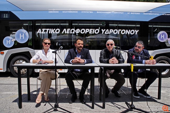 Αστικές συγκοινωνίες: Σε πιλοτική λειτουργία το πρώτο λεωφορείο υδρογόνου