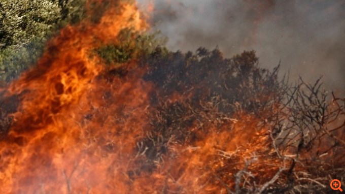 Φωτιά στην Ερέτρια