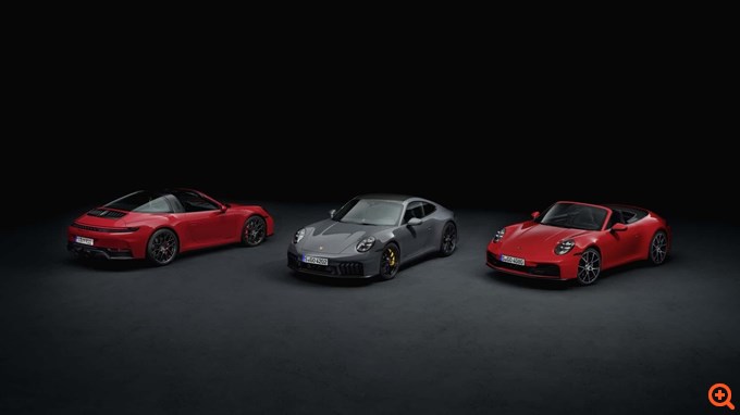 Η γκάμα της νέας υβριδικής Porsche 911