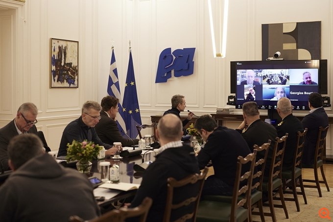 Δύο ώρες διήρκεσε η σύσκεψη στο Μαξίμου -Τι είπαν οι Λέκκας-Παπαζάχος στον Μητσοτάκη για τους σεισμούς στη Σαντορίνη