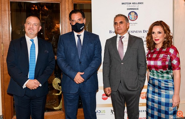 Στο "Back-to-Business Dinner" ο νέος Βρετανός Πρέσβης, Matthew Lodge και ο Άδωνις Γεωργιάδης