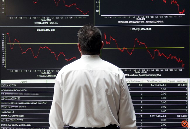 Χρηματιστήριο Αθηνών: Εντείνεται το sell-off στις τράπεζες