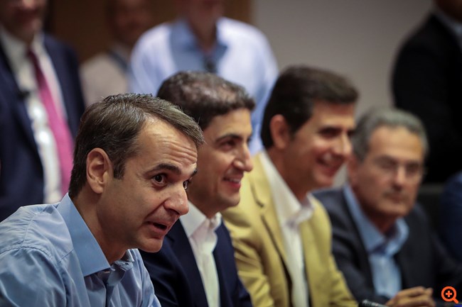 Σε εξέλιξη η επίσκεψη του Κυριάκου Μητσοτάκη στην 83η ΔΕΘ