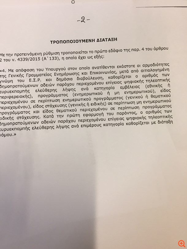 τροπολογία