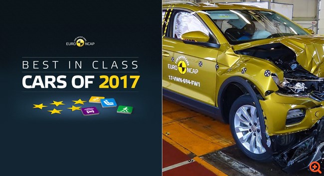 Τα ασφαλέστερα αυτοκίνητα για το 2017 (vid.)