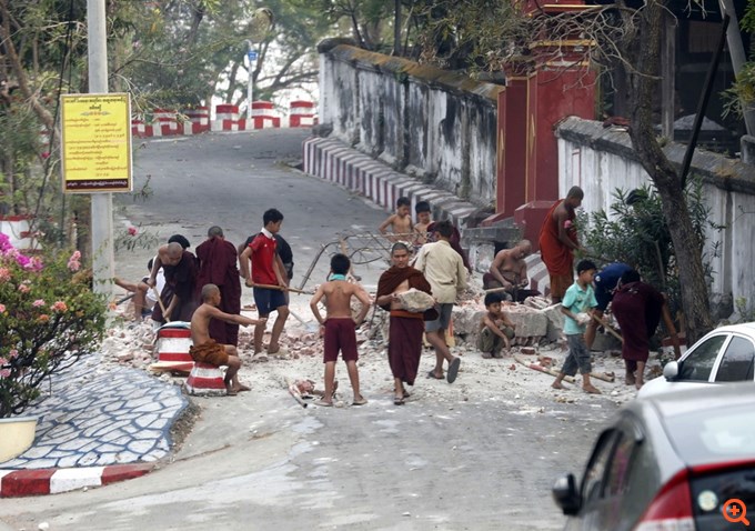 Μιανμάρ σεισμός 3/25