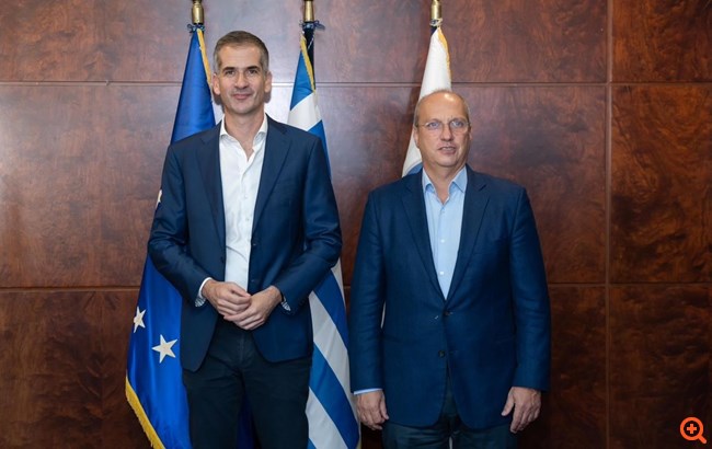Συνάντηση Γιάννη Οικονόμου - Κώστα Μπακογιάννη