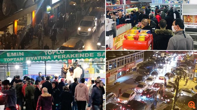 Τουρκία: Σκηνές χάους από την επιβολή του lockdown - πάνω από 52.000 τα κρούσματα