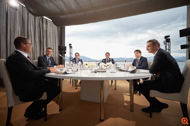 Μήνυμα στην Τουρκία, στήριξη στην Ελλάδα - Τι αναφέρει το κείμενο συμπερασμάτων της ομάδας MED7