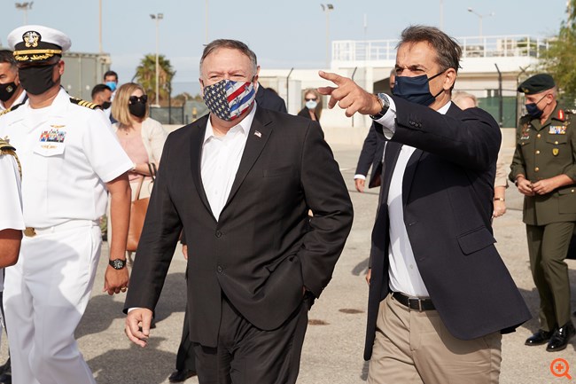 Πομπέο Μητσοτάκης Σούδα 09/2020