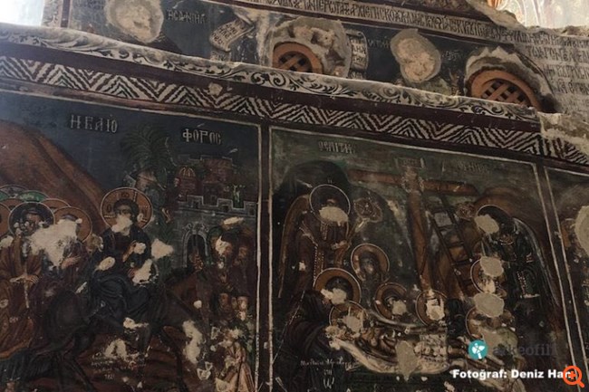 Παναγία Σουμελά βανδαλισμός