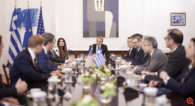 Συνάντηση Κυρ. Μητσοτάκη με τους υπουργούς Εσωτερικών και Ενέργειας των ΗΠΑ - Στο επίκεντρο η ενεργειακή ασφάλεια της Ευρώπης