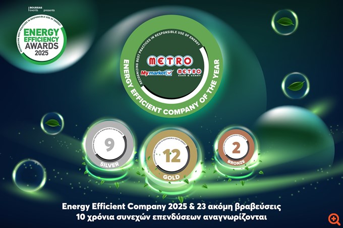 Η METRO Energy Efficient Company of the Year