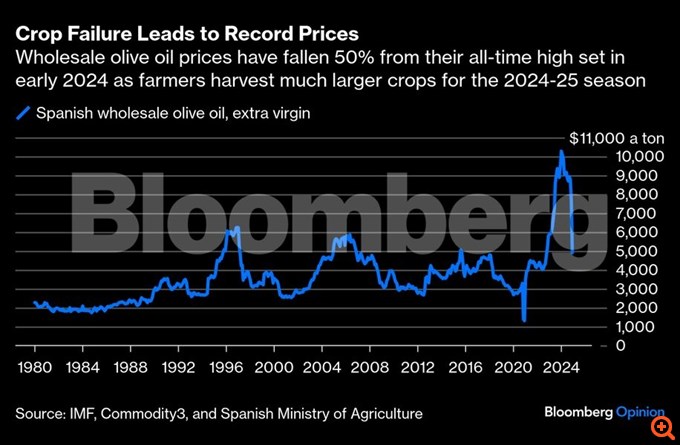 Ελαιόλαδο Bloomberg