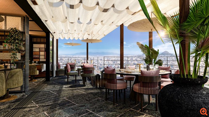 Red Mitropoleos rooftop