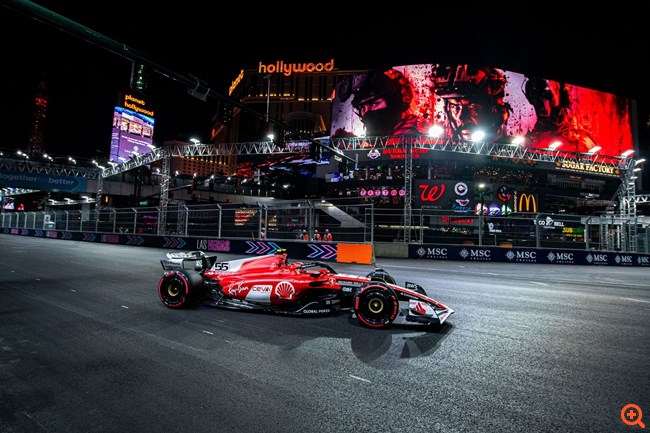 F1 Las Vegas GP κατατακτήριες: 1-2 της Ferrari με pole του Leclerc