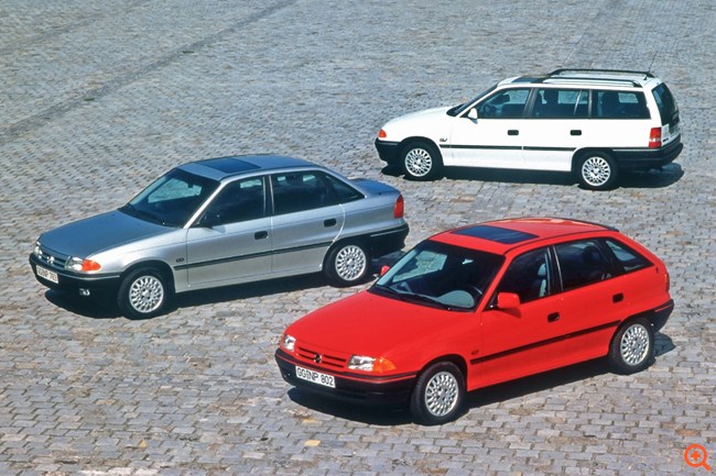 Opel Astra: Τρεις δεκαετίες από την παγκόσμια πρεμιέρα του