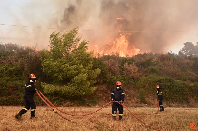 Πυρκαγιά στη Βορειοανατολική Αττική