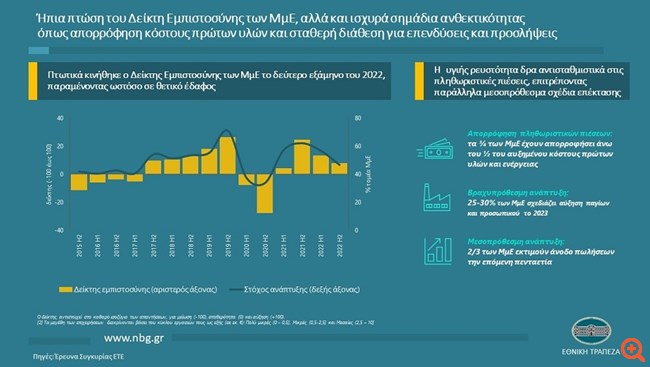 Εθνική Τράπεζα: Ανθεκτικές οι ΜμΕ στις καθοδικές πιέσεις - Διατηρούν την αναπτυξιακή τους διάθεση