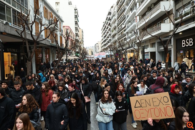 Μαθητικό συλλαλητήριο για Τέμπη