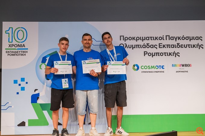 Πρόσω ολοταχώς για την Παγκόσμια Ολυμπιάδα Ρομποτικής 2024