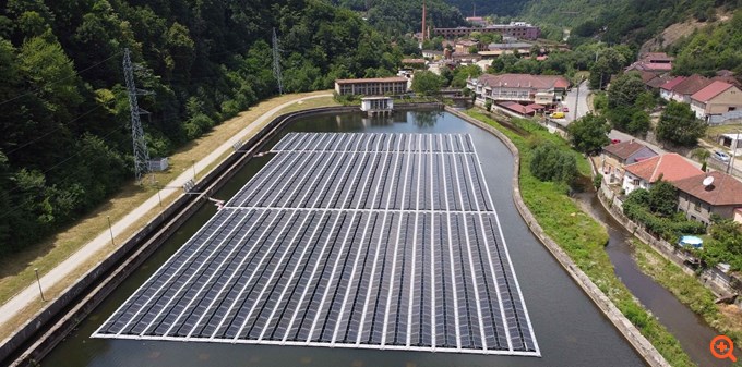 PPC Floating PV Station ΔΕΗ Πλωτό Φωτοβολταϊκο